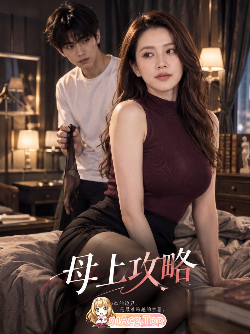AI短剧《母上攻略》第1-3集-黄豆版-儿子与家人禁忌沉沦 动漫视频 PC端 预览图