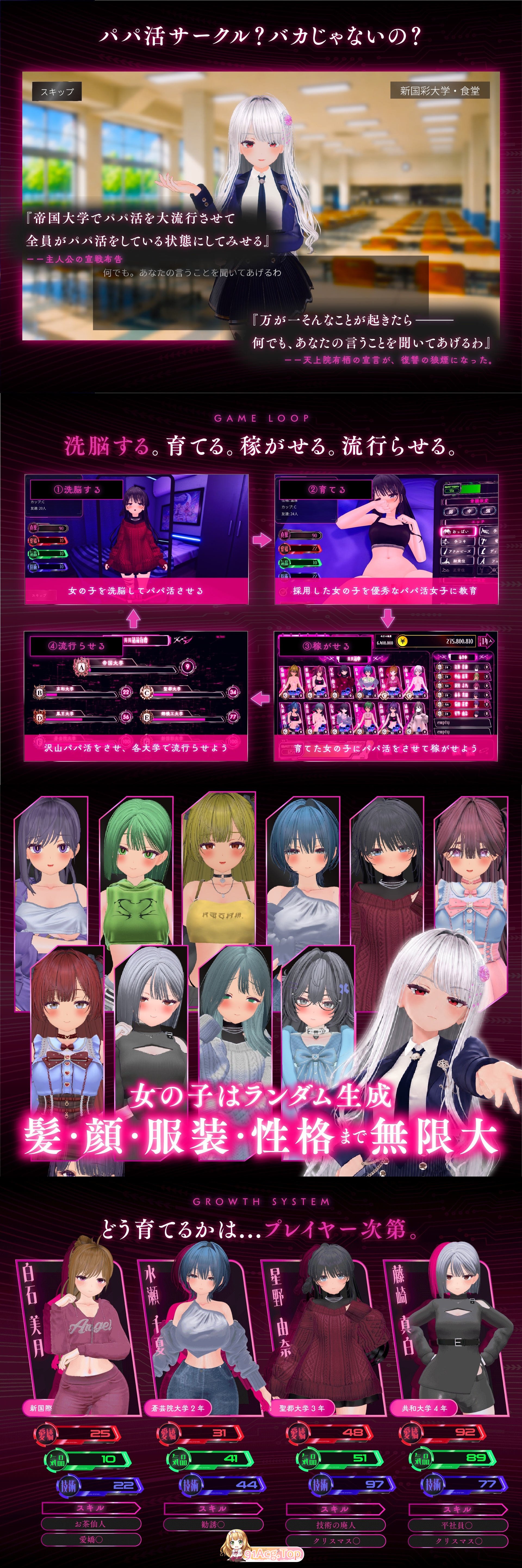 爸爸活大流行-女大学生婊化计划 PC端 日文原版 预览图