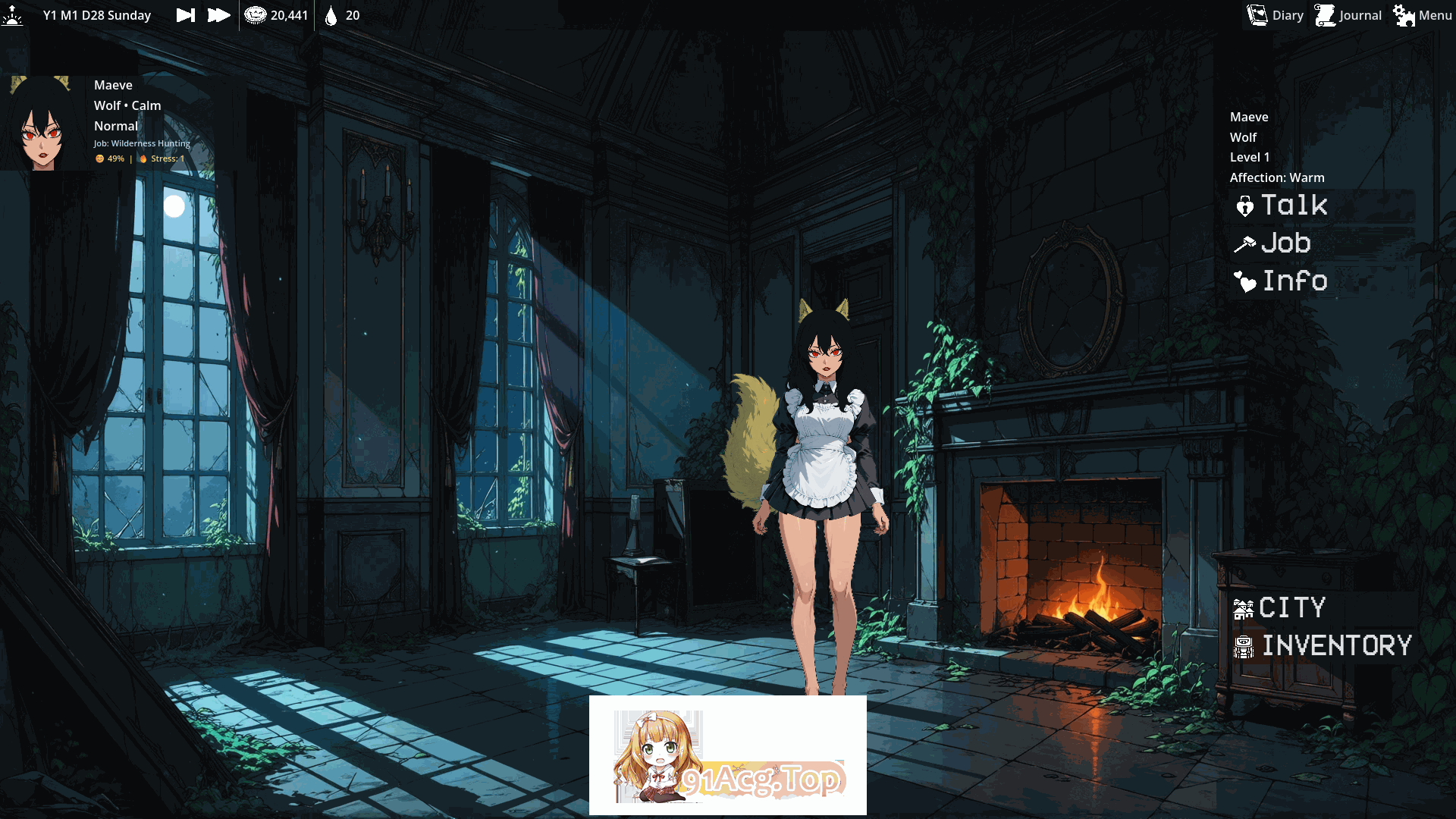 懒惰的边疆领主 Lazy Lord of the Frontier v0.03 双端 日文原版 预览图