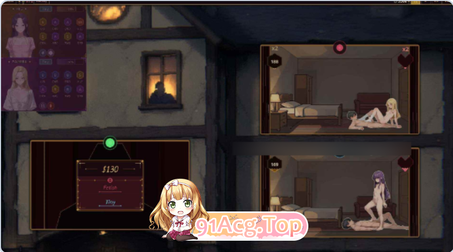 魅魔召唤我来管理她的妓院！？ The Succubus Summoned Me To Run Her Brothel! V0.3 PC端 AI汉化版高清版 预览图