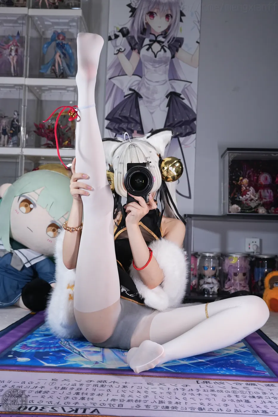 白栎Shirly 10月 虎啸风生 白虎娘 套图 预览图