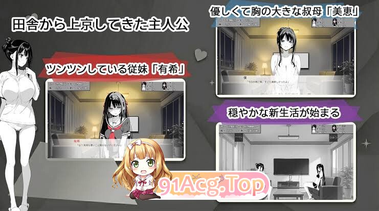 破绽百出！～与阿姨和表妹的同居生活～ スキだらけ！～叔母と従妹同棲ライフ v1.70 安卓端 官中版 预览图