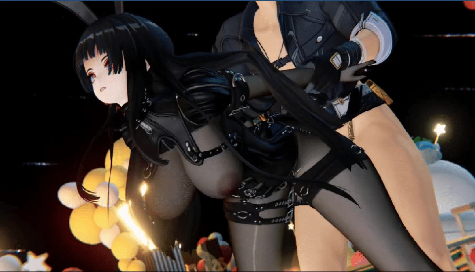 MMD sola 9月8日新作 鸣潮 连体黑丝千咲 动漫视频 PC端 更新版 预览图