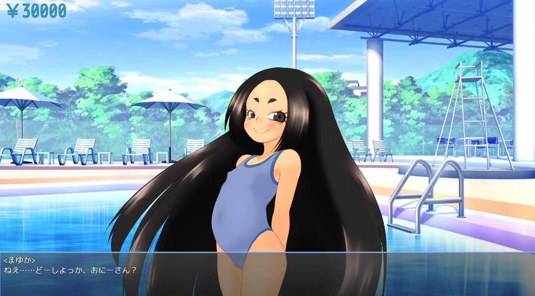 なんとかやってみよう 双端 援交少女的暑假(援交少女の夏休み)（ 汉化版 预览图
