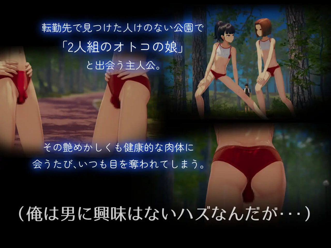 与婊子伪娘的野外性交 ビッチなオトコの娘とアオカンせっくす PC端 日文原版 预览图