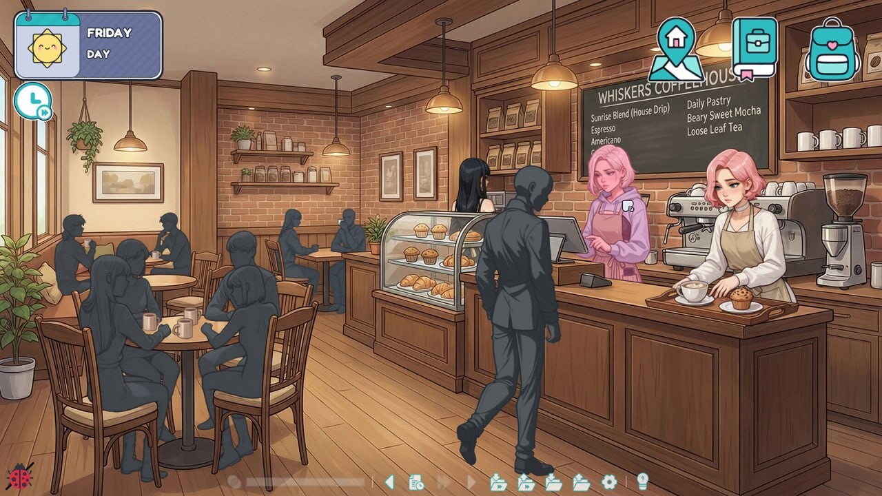 男娘特殊角色温馨咖啡厅 Femboy Futa Cozy Cafe PC端 官中高清版 预览图