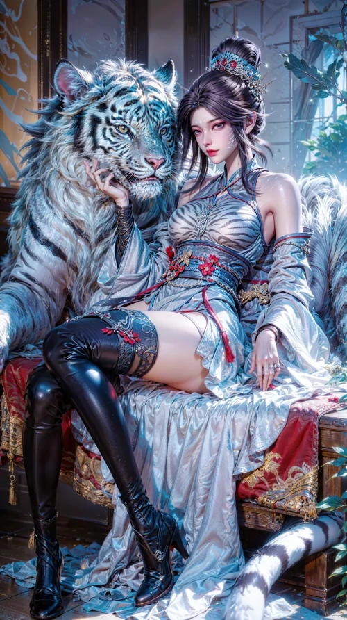 AI绘画多角色-牧神记 漫画图集 PC端 预览图