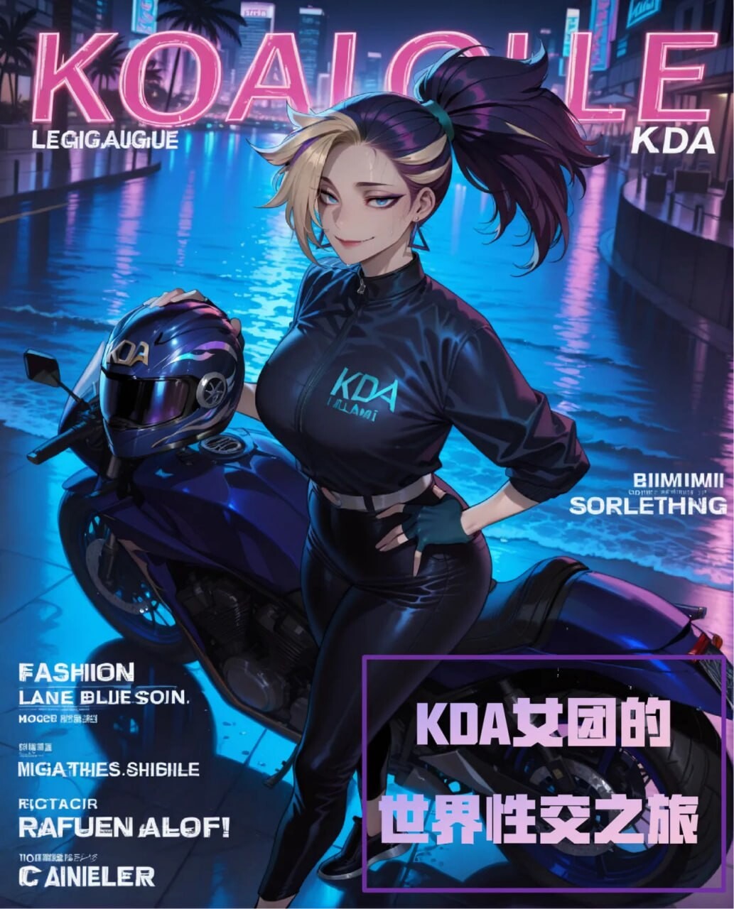 AI漫画/Bilibili格温酱英雄联盟10篇-阿狸+KDA+星之守护+天使+战斗学院等 漫画图集 PC端 预览图