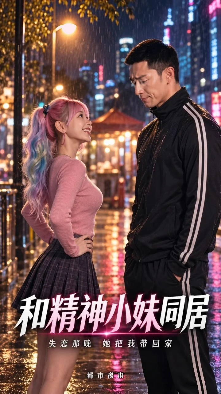 AI动画AI短剧我和精神小妹同居1-5集 漫画图集 PC端 预览图