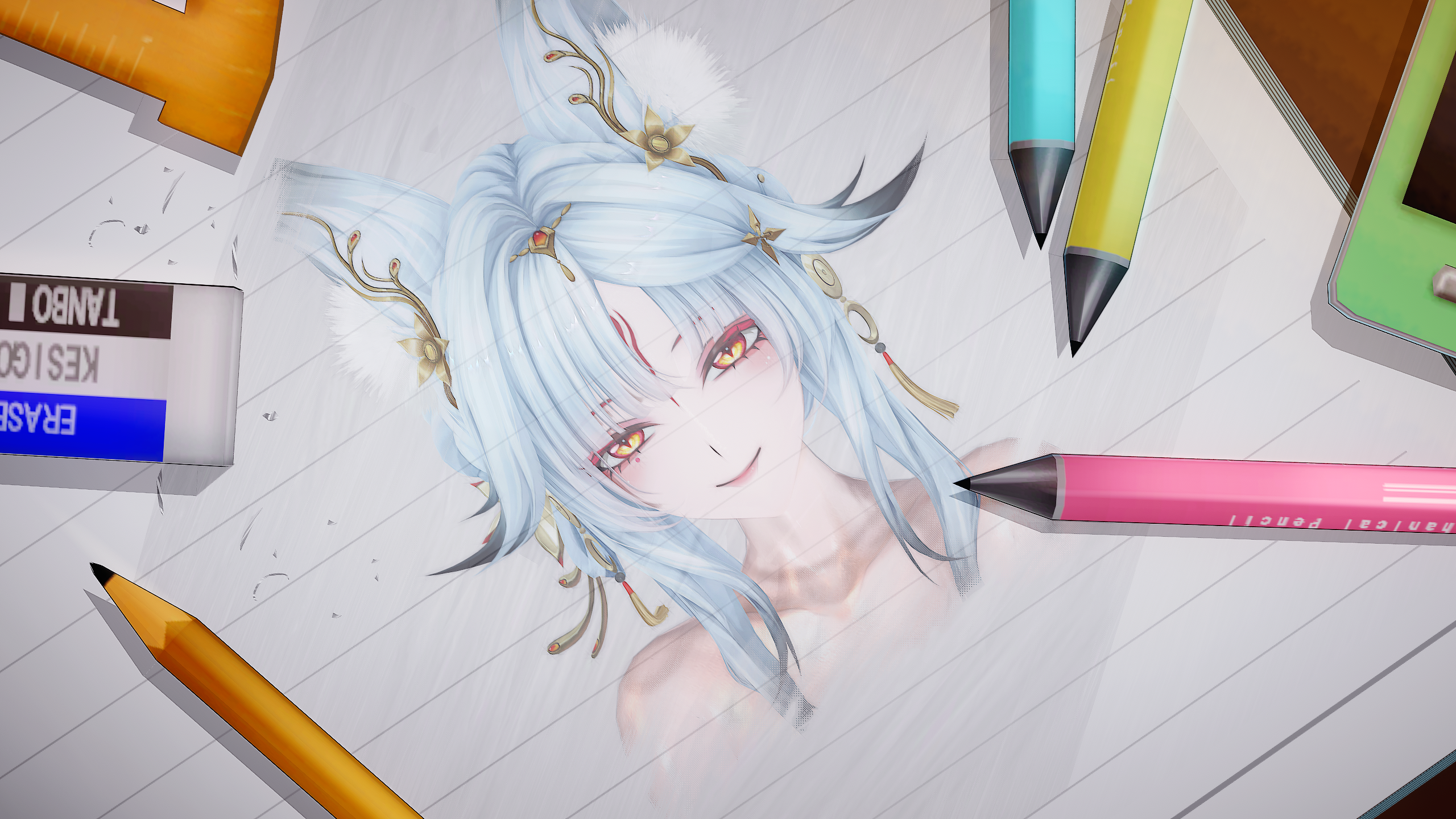 自购 恋活 作者グラフ/Grafko 人物卡 鸣潮心Hsin MEGA PC端 预览图
