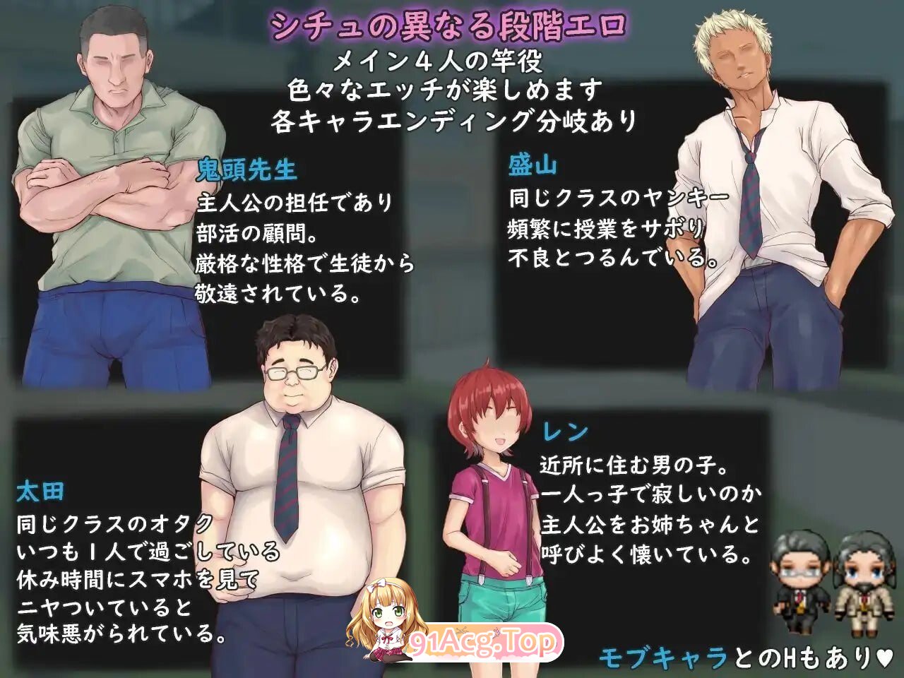 逐渐知晓性的处女～青涩女学生与男人们共度的夏天～ 性に目覚める処女～男達とひと夏の体験～ PC端 官中高清版 预览图