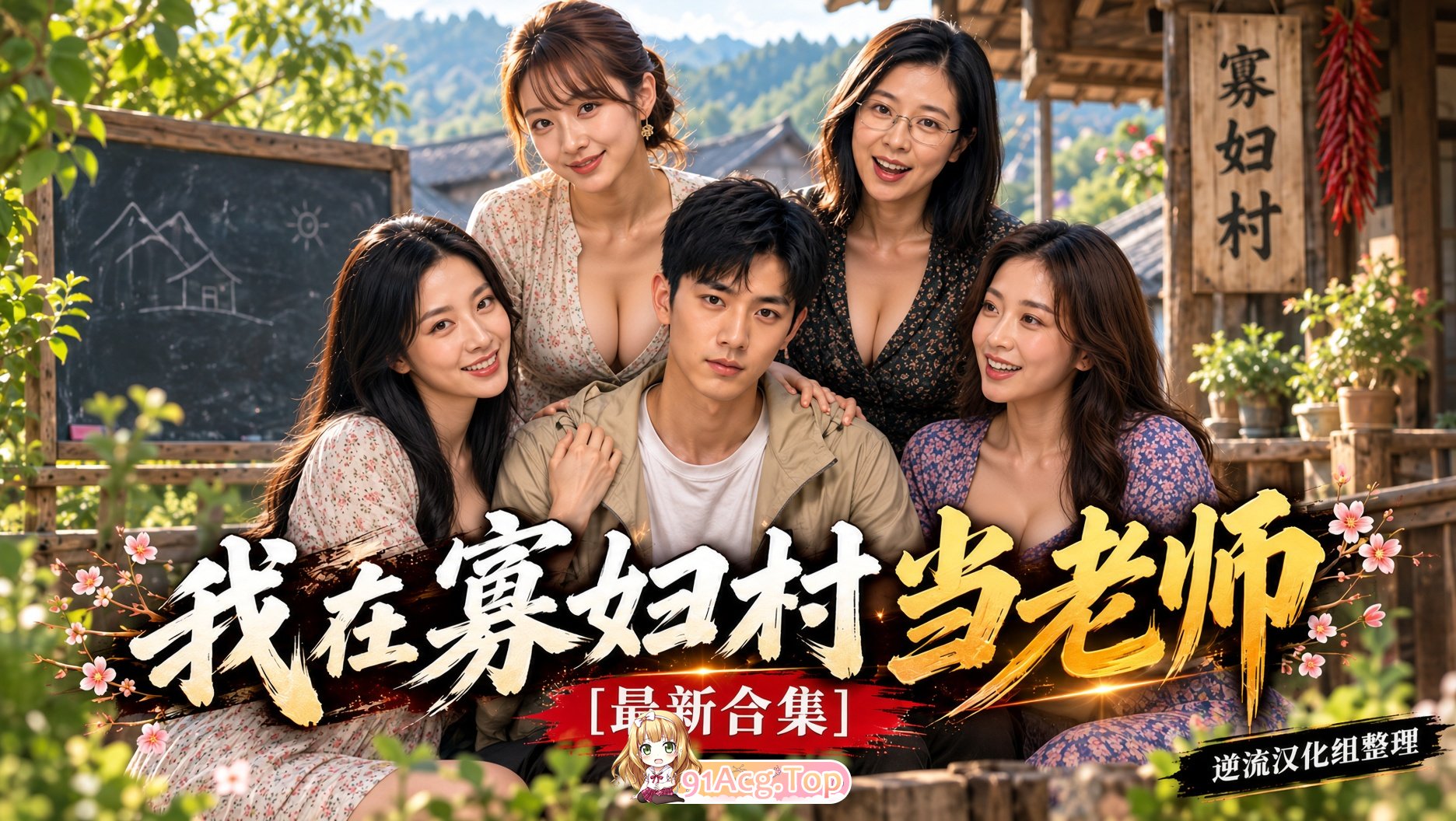 整理 Ai短剧小说改编我在寡妇村当老师1-9集+小说合集 动漫视频 PC端 预览图