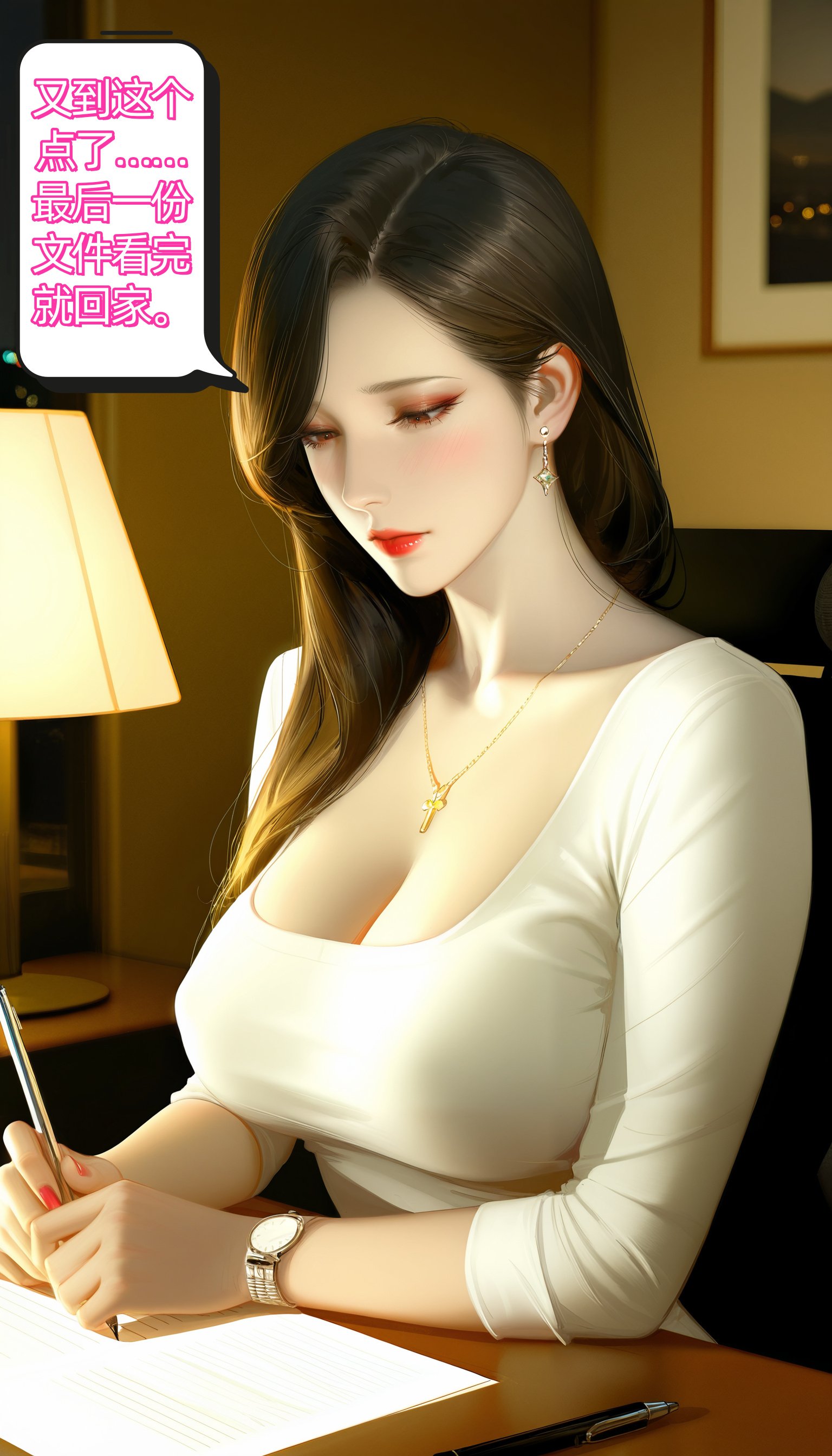 Qiweny874律师太太的末班车 漫画图集 PC端 汉化版 预览图