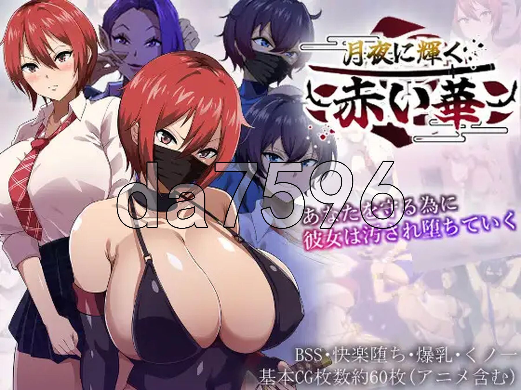 月夜下辉映的赤红之花 月夜に輝く赤い華 双端 AI汉化版 预览图