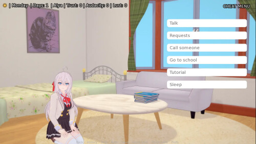 与阿尔雅一起生活 Living with Alya v0.43 双端 汉化版 预览图