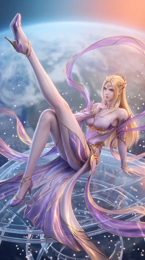 AI绘画千仞雪-斗罗大陆 漫画图集 PC端 预览图