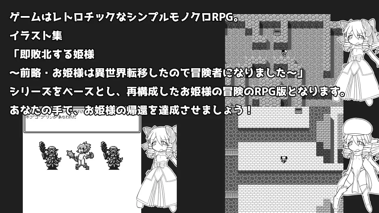 公主转移到异世界后成为冒险者的RPG游戏/お姫様は異世界転移したので冒険者になりましたRPG PC端 汉化版 预览图