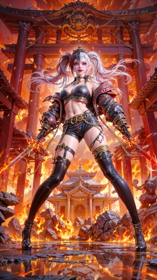AI绘画多角色-氪金玩家 漫画图集 PC端 预览图