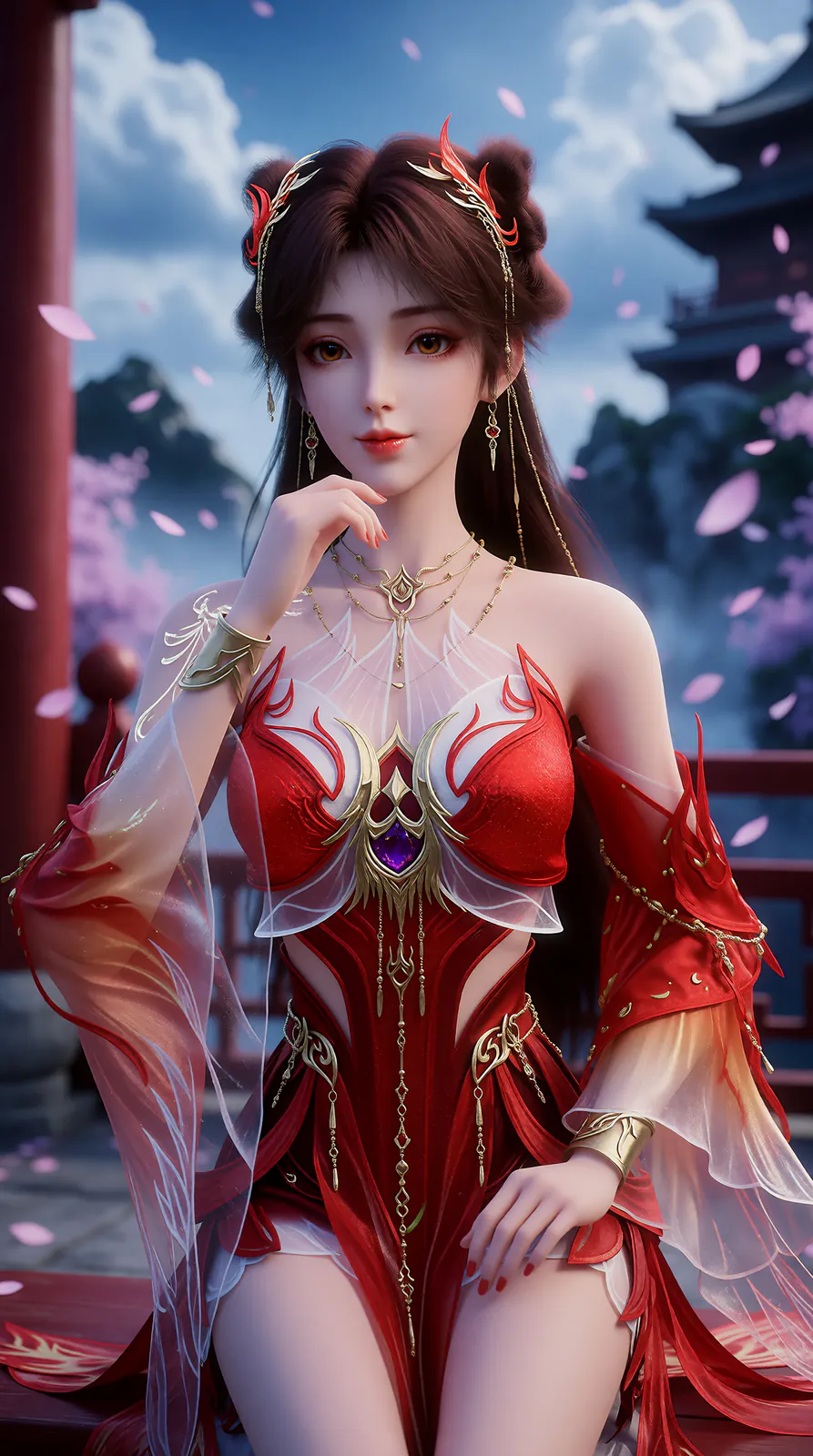 AI绘画火灵儿-完美世界 漫画图集 PC端 预览图