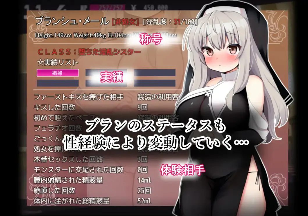 修女布兰与封印的恶魔 v3.0/シスターブランと封印の魅魔 双端 汉化版 预览图