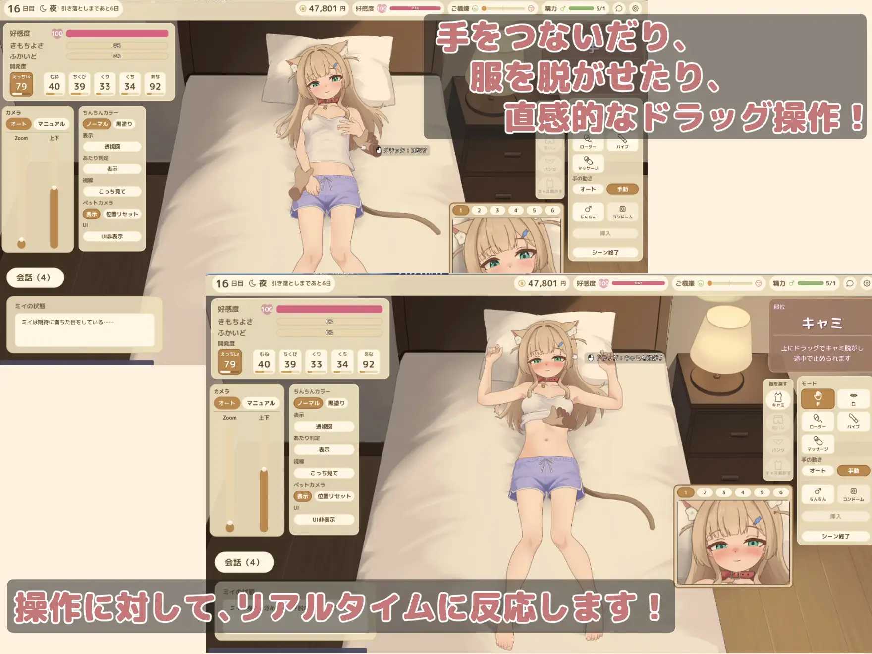 与咪衣酱的亲密互动/ふれあいミイちゃん Ver1.03 官方中文版 PC端 官中版 预览图