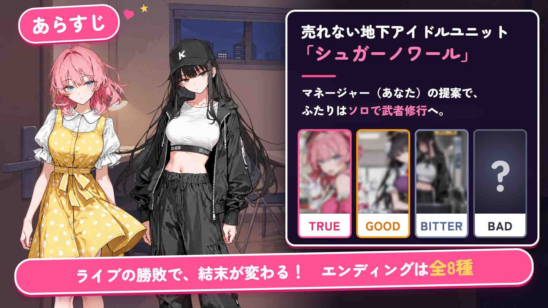地下偶像为了走红该怎么做！ 地下アイドルは売れるためには！ PC端 官中版 预览图