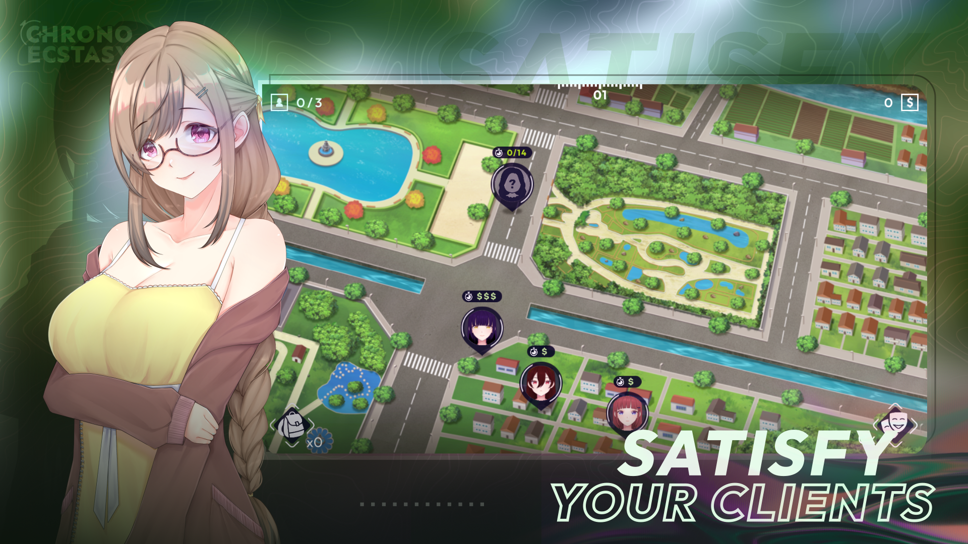 更新[沙盒SLG/时间停止/动态] 时间狂喜 时间停止 Chrono Ecstasy v0.3.3 机翻步兵版 双端 汉化版步兵 预览图