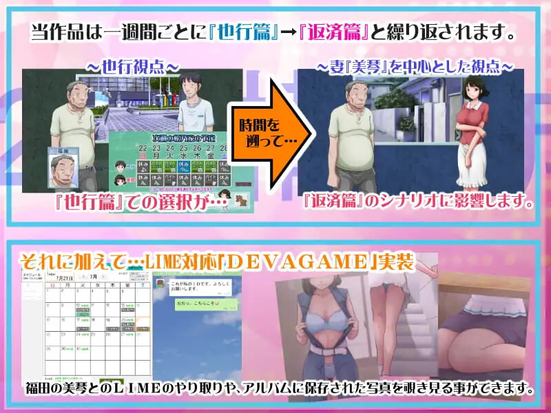 ADV汉化PC 某对夫妇的债务偿还计划 とある夫婦の返済計画 v2.09 PC端 日文原更新版 预览图
