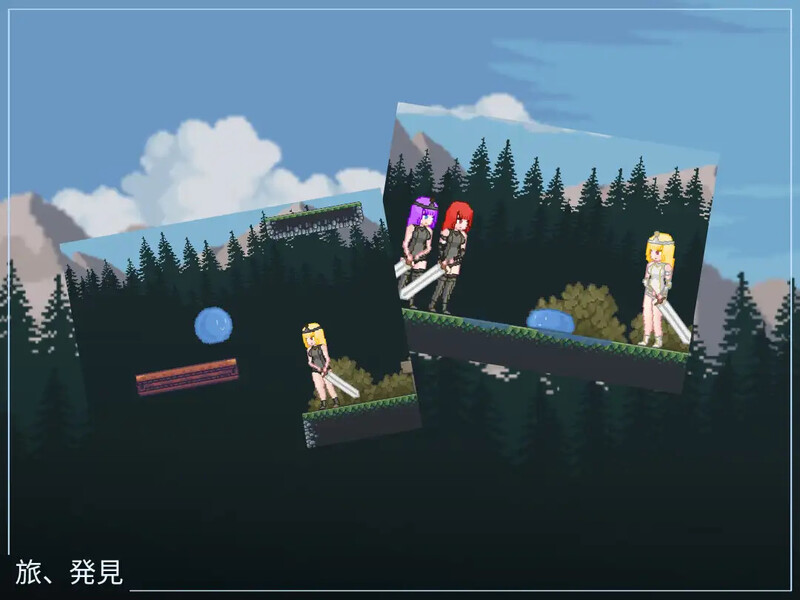 DL2月作品 动作ACT/战斗RPG/像素动态2C 果汁恐慌（ジューシーパニック）V1.0 DL原版生肉 双端 日文原版 预览图