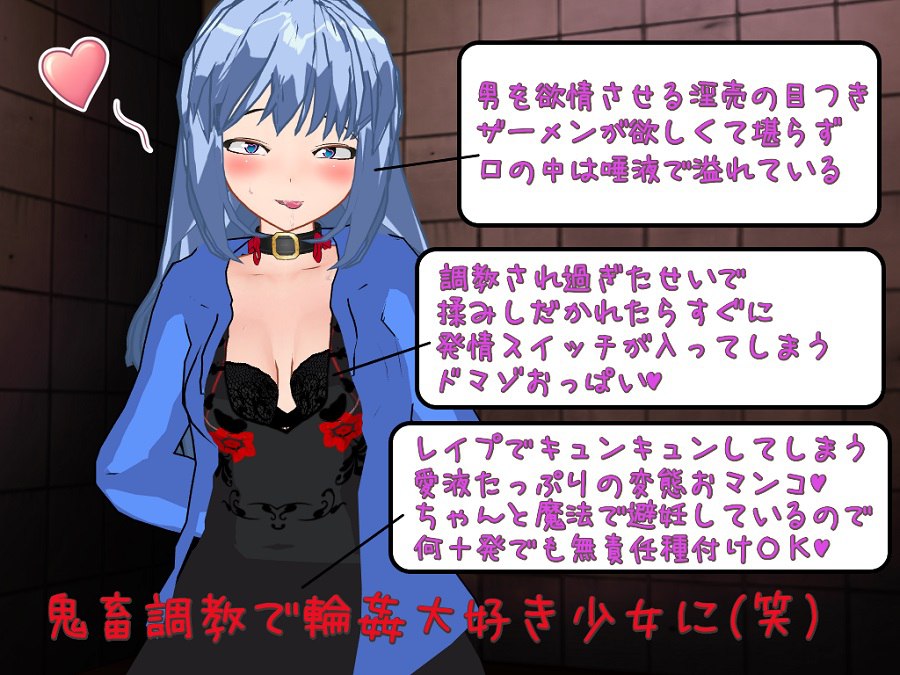 玩具少女2 蓝之魔女→蓝之婊子 (オモチャ少女2 Blue Witch→Blue Bitch) PC端 汉化版 预览图