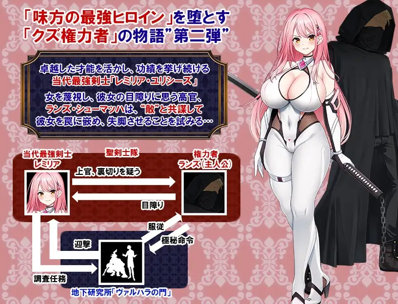 闪红战姬蕾米莉亚～侵蚀剑圣的淫狱「后遗症」～/閃紅戦姫レミリア～剣聖を蝕む淫獄の「後遺症」～ AI汉化版 预览图