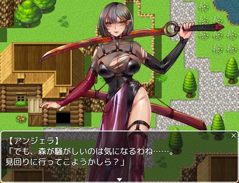 精灵战士 安吉拉 エルフの戦士 アンジェラ PC端 AI汉化版 预览图