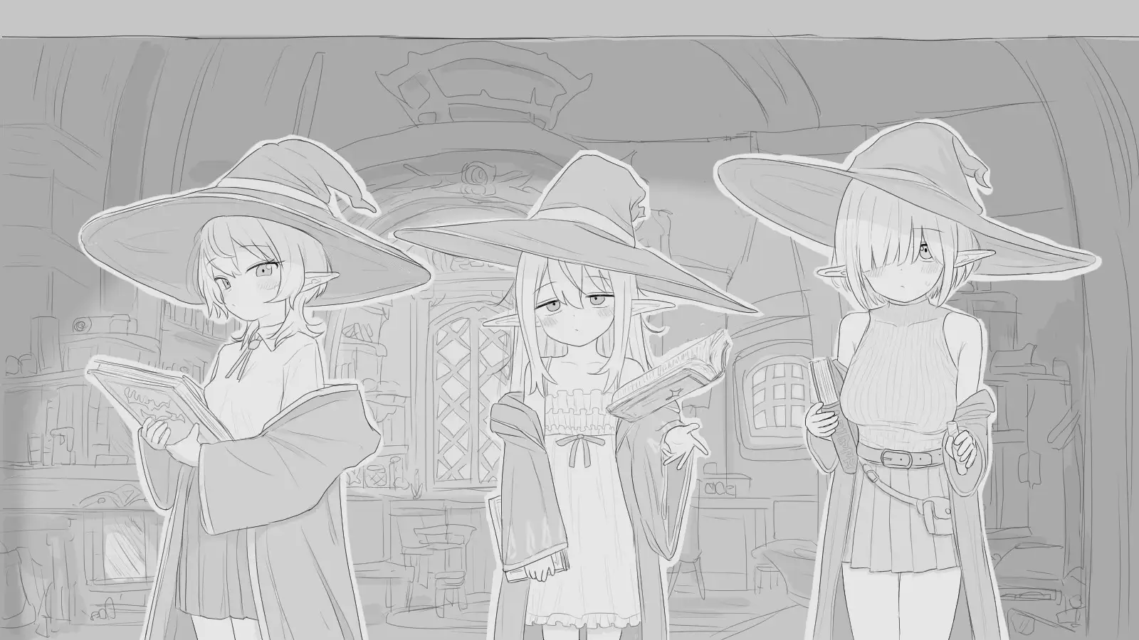 隠居魔女との30日間 PC端 日文原版 预览图