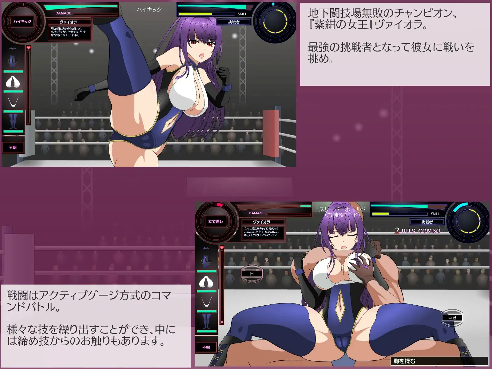 斗技女王薇奥拉 v1.2 Ver241019 闘技女王ヴァイオラ + 完整版本补丁 PC端 AI汉化完整版 预览图