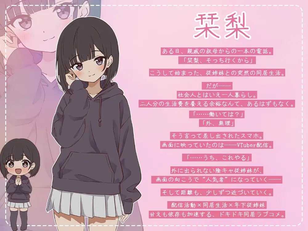 突然同居した従姉妹はVTuberになるらしい-俺だけが知る秘密の素顔- Ver1.01 PC端 汉化版 预览图