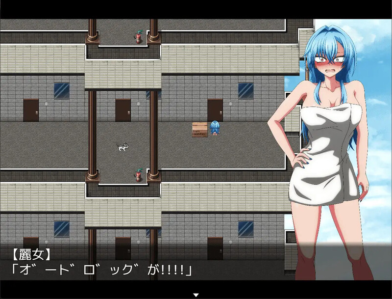 DL7月新作【探索RPG/羞耻露出/汉化】#羞恥不可避 全裸めーちゃん～有名配信者とオートロックマンション～ V1.1 PC端 AI汉化版 预览图