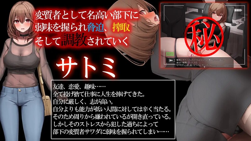 调教SLG/SM特癖/动态2C 秘密_培养不起眼上司的完整记录（マル秘 冴えない上司育成の全記録）内置AI汉化 PC端 AI汉化版高清版 预览图