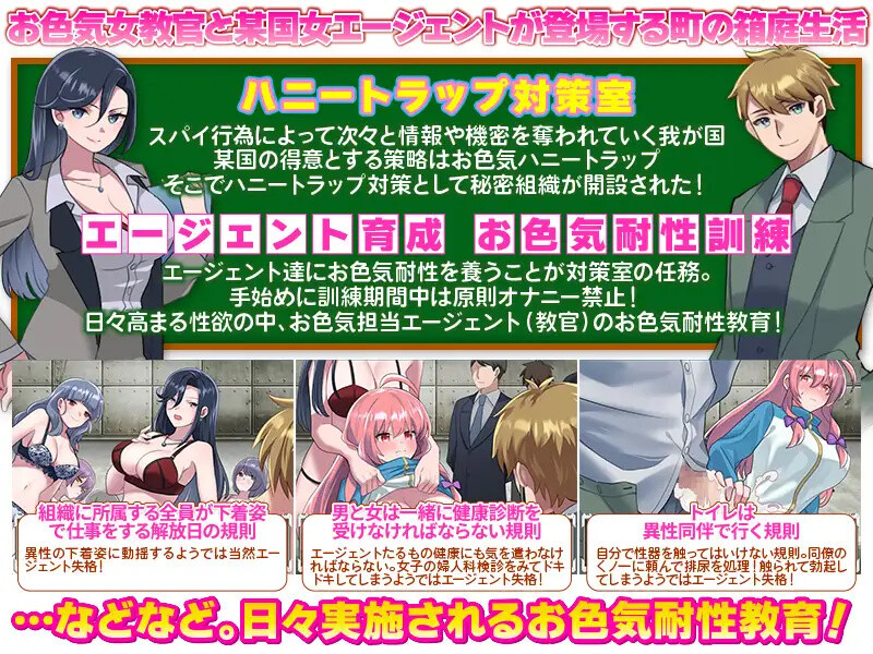 增添AZ]【探索RPG/日常后宫/汉化】反美人计对策室（ハニートラップ対策室）V1.0 内置AI汉化 双端 AI汉化版 预览图